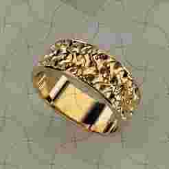 Fine Jewelry, Modern Textured Ring 63