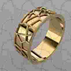 Fine Jewelry, Modern Textured Ring 68