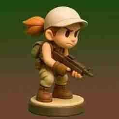 Fio Metal Slug - 3D figure Infinity/Disney style (100 mm)