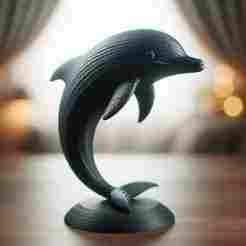Fish on Base 3D Print – Decorative Showpiece Sculpture