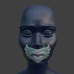Fish Woman Lips Mask