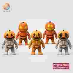 Flexi Articulated Halloween Pumpkin