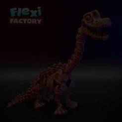 Flexi Factory Skeleton Brachiosaurus! with XXL and 3MF Versions!