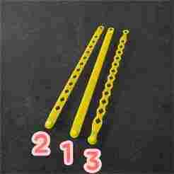 Flexible wristband with easy closure