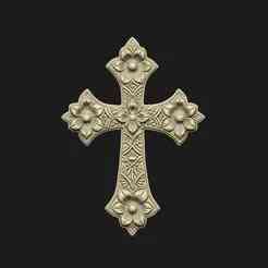 floral cross modern nature wild pattern unique design