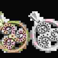 Floral Diamond Pendant