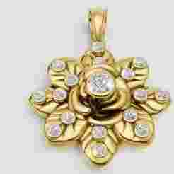 flower style earring 3d printable model