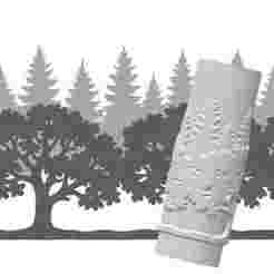 Forest Tree Line | Embossed Pattern Roller for Clay | Woodland Landscape 3D Print Design