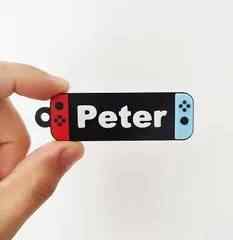 Frankenstein boy head name tag - Wesley