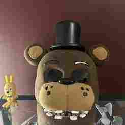 freddy fazbear cosplay head- FNaF 2 movie