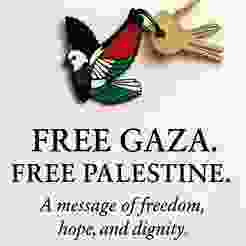 FREE GAZA, PALESTINE KEYCHIAN
