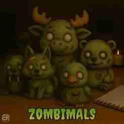 ❄️ Frozen Horrors Bundle - Zombimals Collection 🐧🐻‍❄️