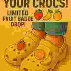 Fruity Crocs Charm