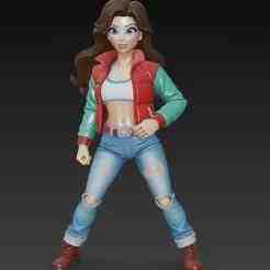 Future Girl – Female Marty McFly Inspired 3D Figure