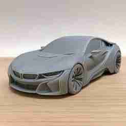 Futuristic BMW Concept Car – Single Solid 3D Print Model
