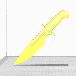 Futuristic Bowie Knife