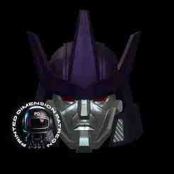Galvatron wearable helmet -Transformers