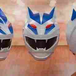 GaoSilver Helmet | Lunar Wolf Ranger Cosplay STL