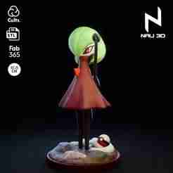 Gardevoir x Hornet Silksong / Pokemon / Multiparts and Multicolor 3MF