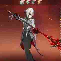 Genshin Impact Arlecchino  scythe