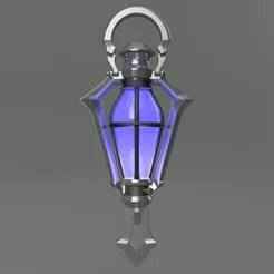 Genshin Impact Flins Lightkeepers Lantern M4 460 mm Lamp Flashlight. Video game, props, cosplay