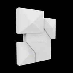 Geometric Wall Art Panel 3D Printable Model