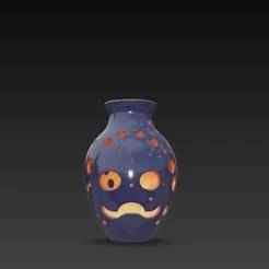Ghost Face Halloween Vase – 3D Print Model