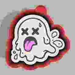 👻💀 Ghost – Freshie, Keychain, Resin & Candle Mold