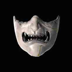 Ghost of Yōtei - Atsu mask rough