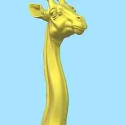Giraffe STL – 3D Printable Animal Statue | Safari Wildlife Model