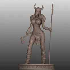 girl with a spear