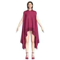 Girls Cope Dress V11 | Marvelous / Clo3d / obj / fbx