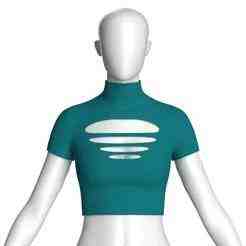 Girls Fashion Crop Top | Marvelous / Clo3d / obj / fbx