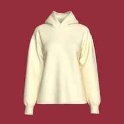 Girls Oversized Hoodie | Marvelous / Clo3d / obj / fbx