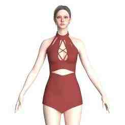 Girls Short Dress-Outfit | Marvelous / Clo3d / obj / fbx