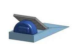 GN sword glass fiber holder for crossed guard