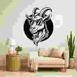 Goat - Wall Art Onecolor