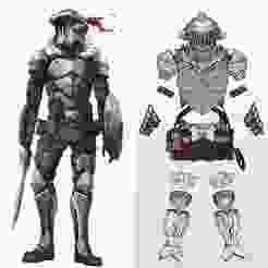 Goblin Slayer Cosplay Armor Template | EVA Foam PDO + 3D Accessories & Sword STL | Wearable Pepakura File | Digital Download