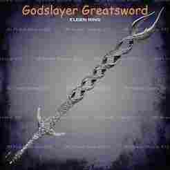 Godslayer Greatsword Cosplay Elden Ring - STL File 3D print model