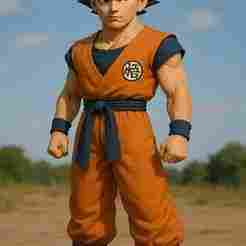 Goku Full Body 3D Model