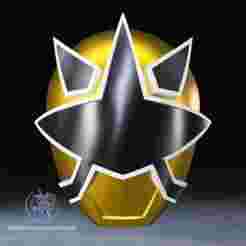 Gold Samurai Helmet 3D Printer STL File