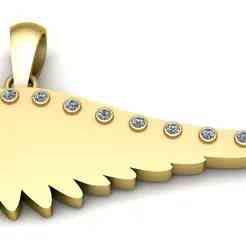 Gold Wing Pendant
