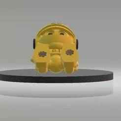 Golden Boy Phone Stand Keychain 3d printable model