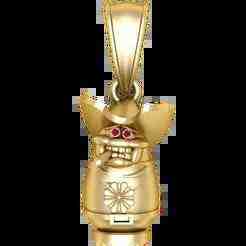 Golden Cowboy Pendant