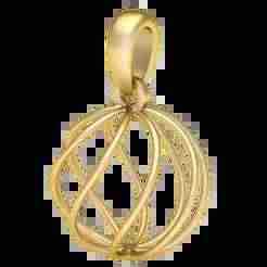 Golden Orb Cage Pendant