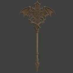 ✝️ Gothic Cross Staff
