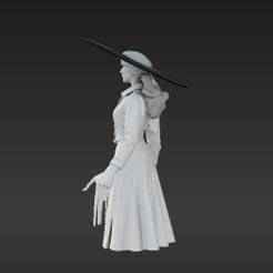 Gothic Enchantress with Claws - 75mm Tabletop Miniature