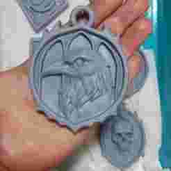 GOTHIC MEDALLIONS PACK OF 6