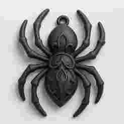 Gothic Spider Brooch