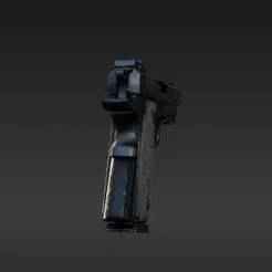 Government Model Pistol Prop for Cosplay and Display